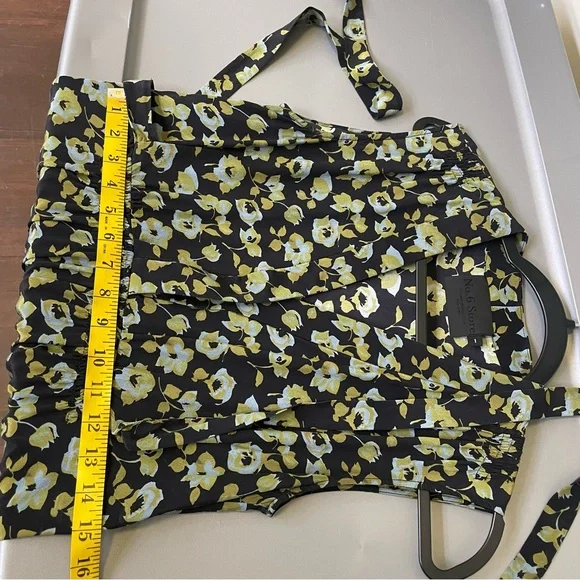 No. 6 Store Floral Silk Midi Dress - Picture 8 of 9